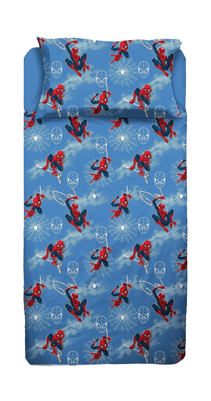 DISNEY-MARVEL Completo Letto, Lenzuolo Sopra, Lenzuolo Con Angoli, Federa. 100% Cotone