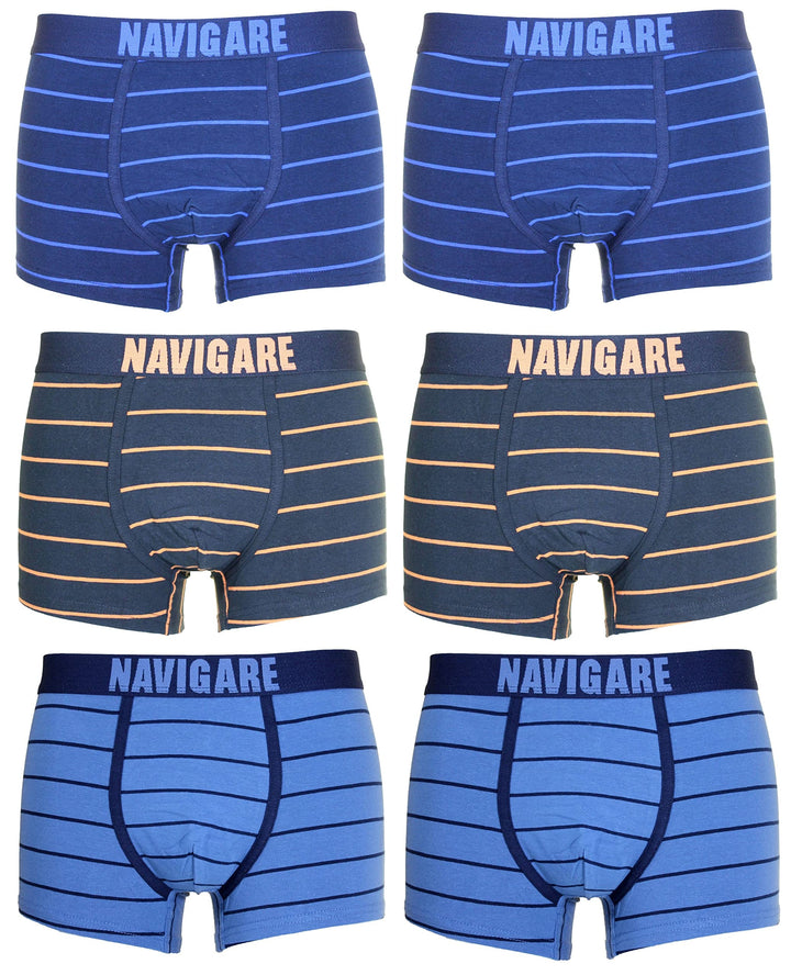 NAVIGARE 6 Boxer ragazzo fantasia moda da 3 a 16 anni - Cassaniti