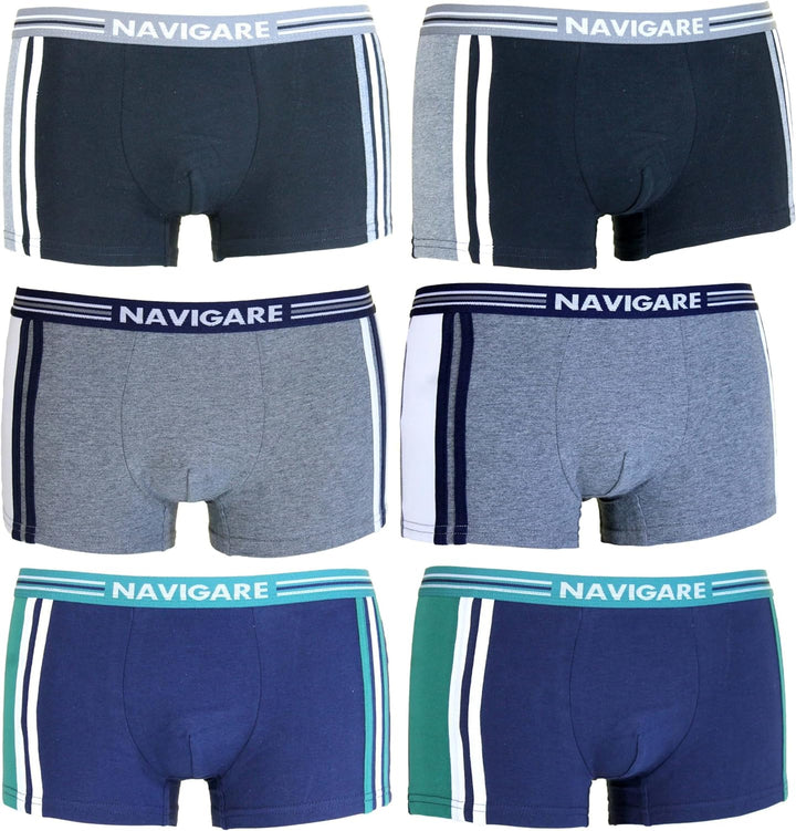 NAVIGARE 6 Boxer ragazzo fantasia moda da 3 a 16 anni - Cassaniti