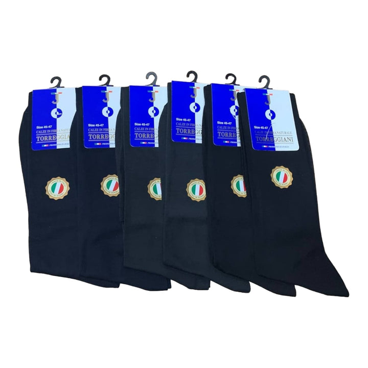 TORREGGIANI 6 Calzini Uomo Corto 100% Filo Scozia Art.242 - Cassaniti