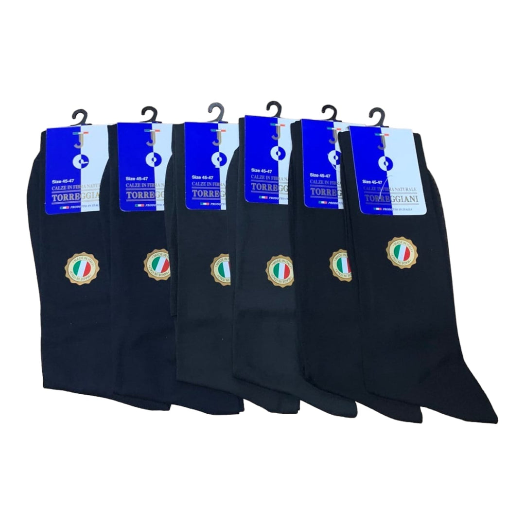 TORREGGIANI 6 Calzini Uomo Corto 100% Filo Scozia Art.242 - Cassaniti