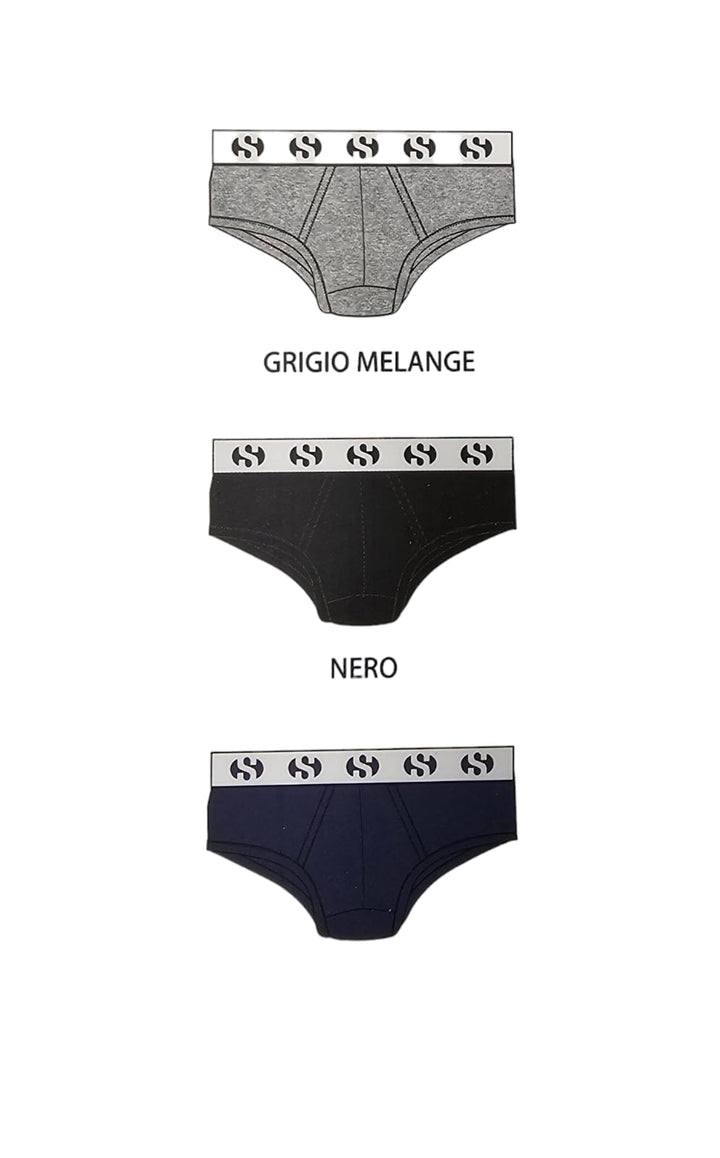 SUPERGA 6 Slip Uomo in Cotone Elasticizzato Art. 360