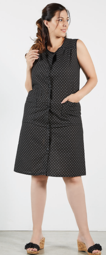 EMMESSE Vestaglietta Donna Spalla Larga con Scollo a Giro Abbottonato Art. 0401