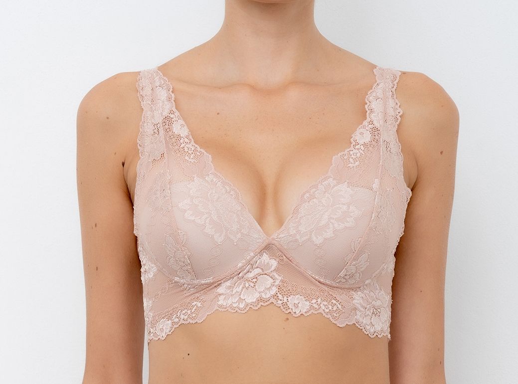LORMAR Reggiseno Push Up Gem Bralette Pizzo