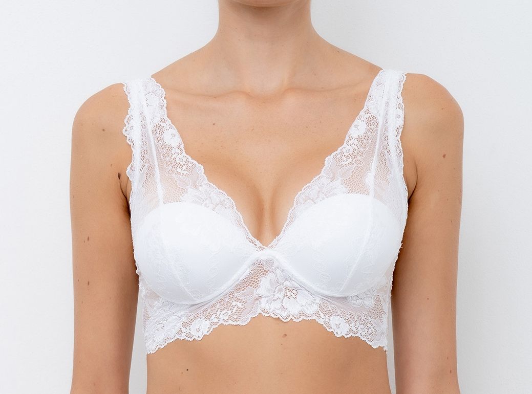 LORMAR Reggiseno Push Up Gem Bralette Pizzo