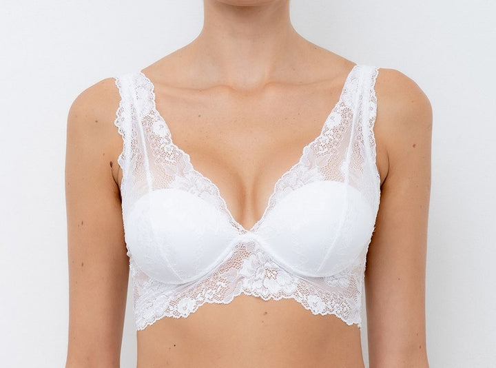 LORMAR Reggiseno Push Up Gem Bralette Pizzo
