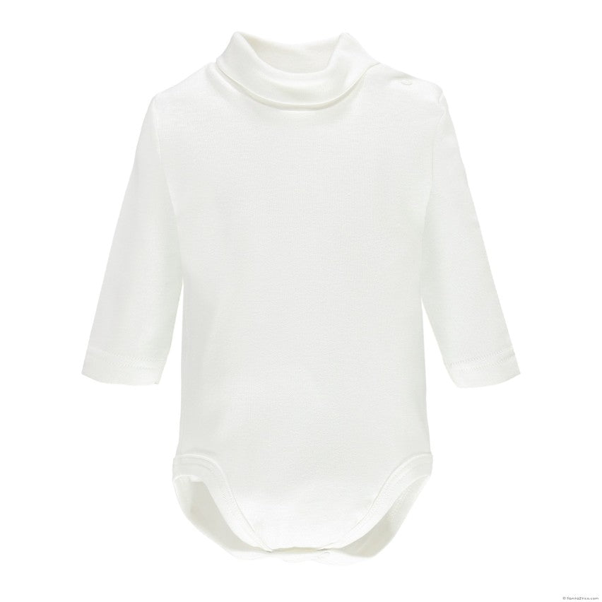 ELLEPI 2 Body Lupetto Manica Lunga Caldo Cotone Neonato Collo Alto Art. 2800