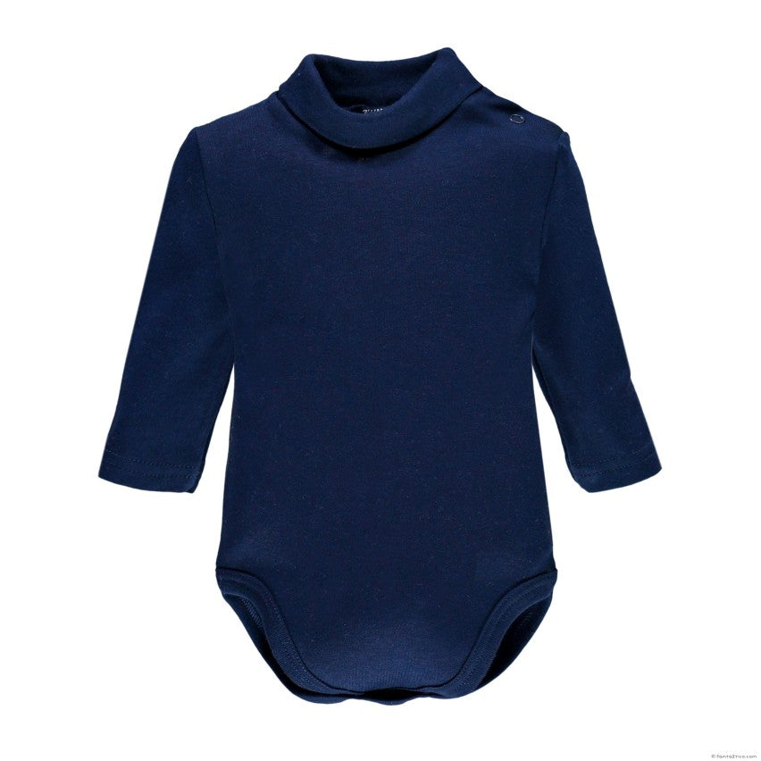 ELLEPI 2 Body Lupetto Manica Lunga Caldo Cotone Neonato Collo Alto Art. 2800