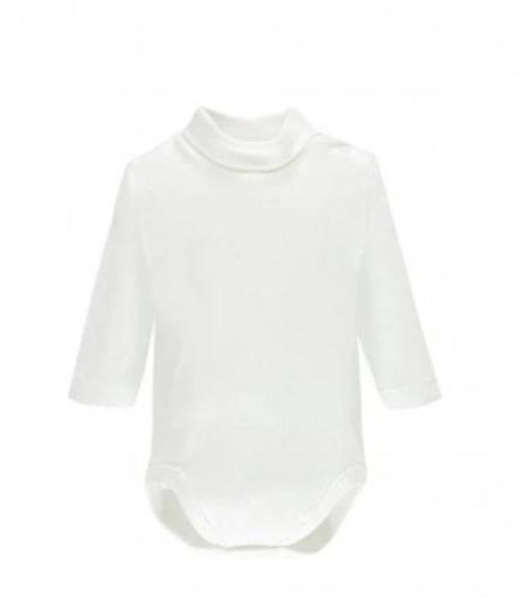 ELLEPI 2 Body Lupetto Manica Lunga Caldo Cotone Neonato Collo Alto Art. 2800