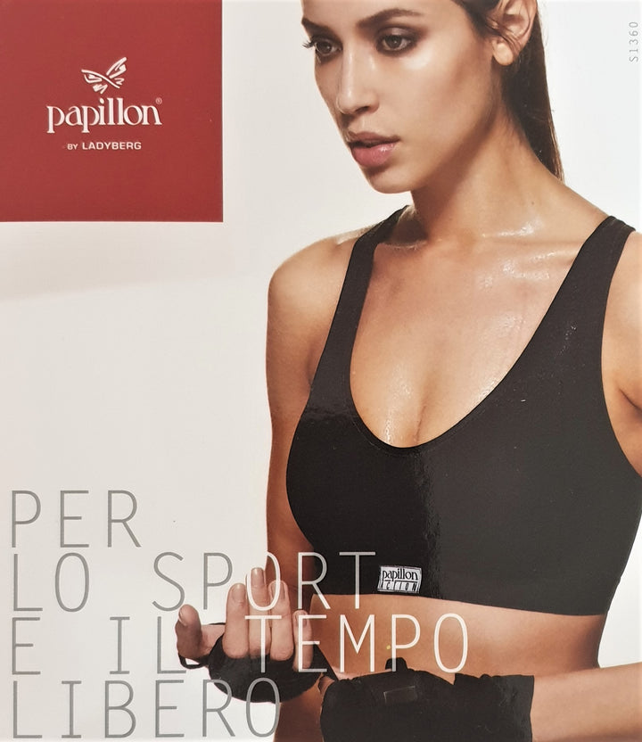 PAPILLON Action reggiseno sportivo elasticizzato Art. 1360