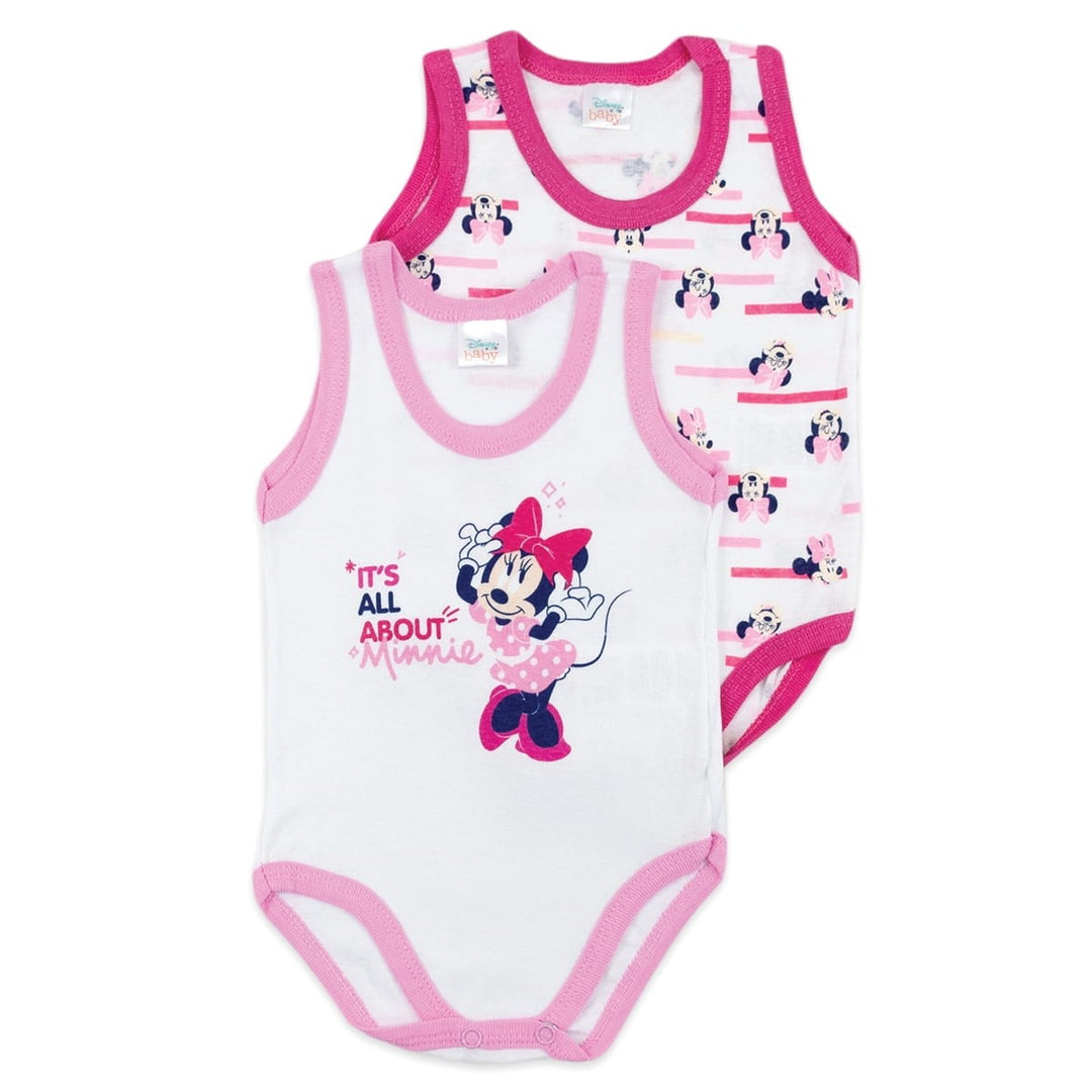 DISNEY 2 Body neonato spalla larga in cotone MICKEY-MINNIE nuova collezione - Cassaniti
