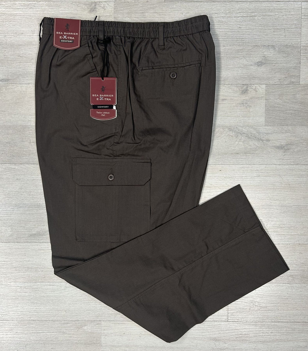 SEA BARRIER Men's trousers with large pockets plus size art. CHIR