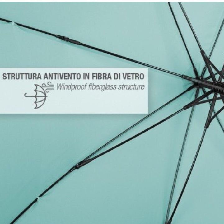 PERLETTI Ombrello Uomo Mini Automatico Antivento – Art. 26282