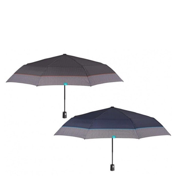 PERLETTI Ombrello Uomo Mini Automatico Antivento – Art. 26282