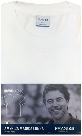 FRAGI Maglia Uomo Manica Lunga Confezione 3 Pezzi Art. America