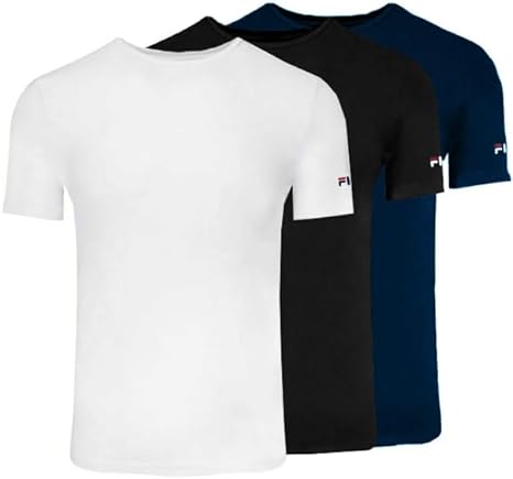 FILA T-Shirt, Maglietta a Manica Corta Uomo Elast.