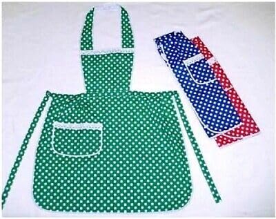 ALBERIGA Set 6/12 Pezzi grembiulino cucina con pettorina