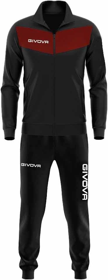 GIVOVA Tuta Visa Unisex in Triacetato – Tuta Sportiva con Zip Intera, Loghi Ricamati