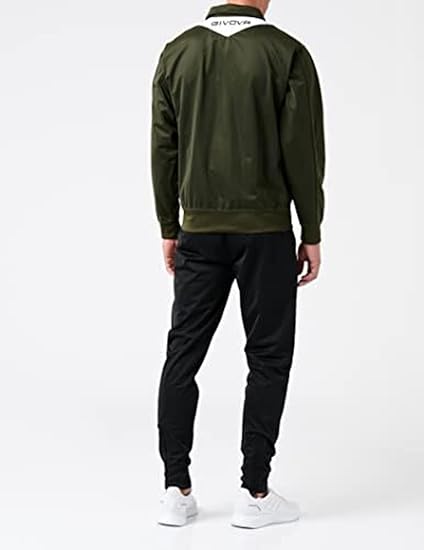 GIVOVA Tuta Visa Unisex in Triacetato – Tuta Sportiva con Zip Intera, Loghi Ricamati