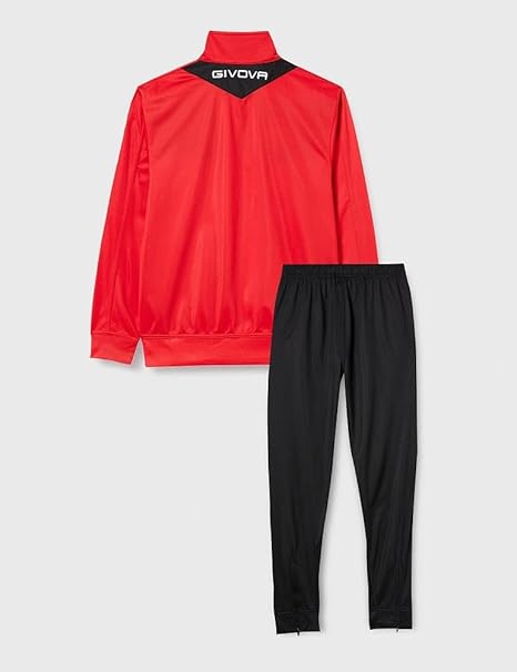 GIVOVA Tuta Visa Unisex in Triacetato – Tuta Sportiva con Zip Intera, Loghi Ricamati