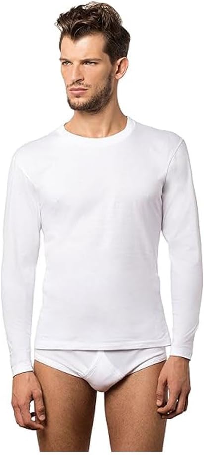 FRAGI Maglia Uomo Manica Lunga Confezione 3 Pezzi Art. America