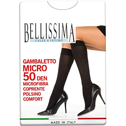 BELLISSIMA 3 Paia Gambaletti elasticizzati in microfibra coprente 50 DEN