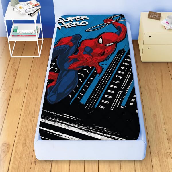 DISNEY-MARVEL Trapunta Invernale DOUBLE-FACE per Letto Singolo