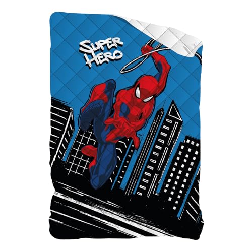 DISNEY-MARVEL Trapunta Invernale DOUBLE-FACE per Letto Singolo
