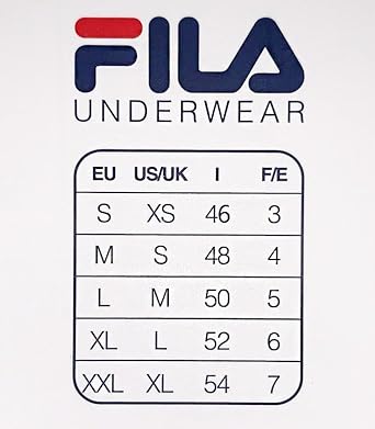 FILA Boxer uomo in cotone elasticizzato, tinta unita.