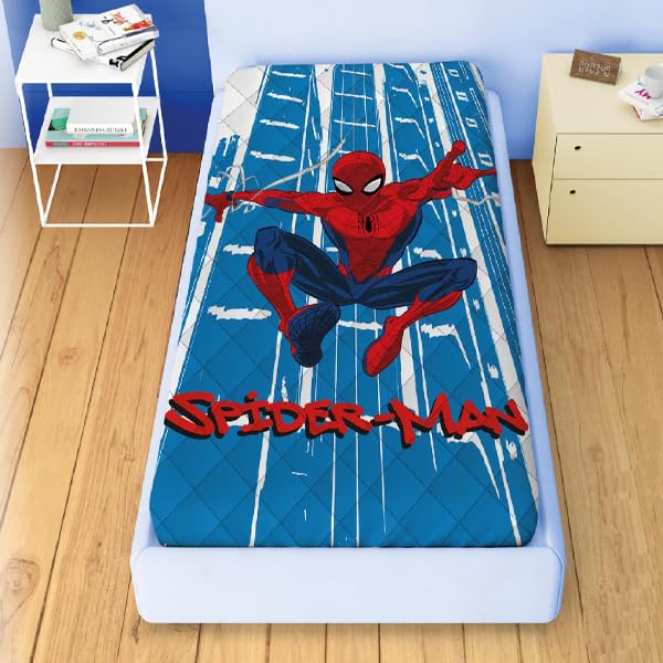 DISNEY-MARVEL Trapunta Invernale DOUBLE-FACE per Letto Singolo