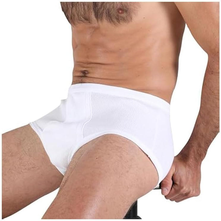 FRAGI Set 3 Slip Uomo  Elast. Interno Taglio Anatominco 100% Cotone Elasticizzato