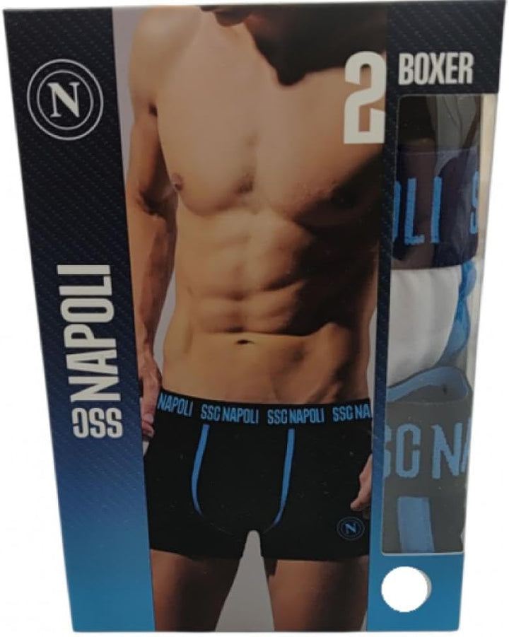 SSC NAPOLI Hermet – Boxer Uomo, Confezione da 2 pezzi