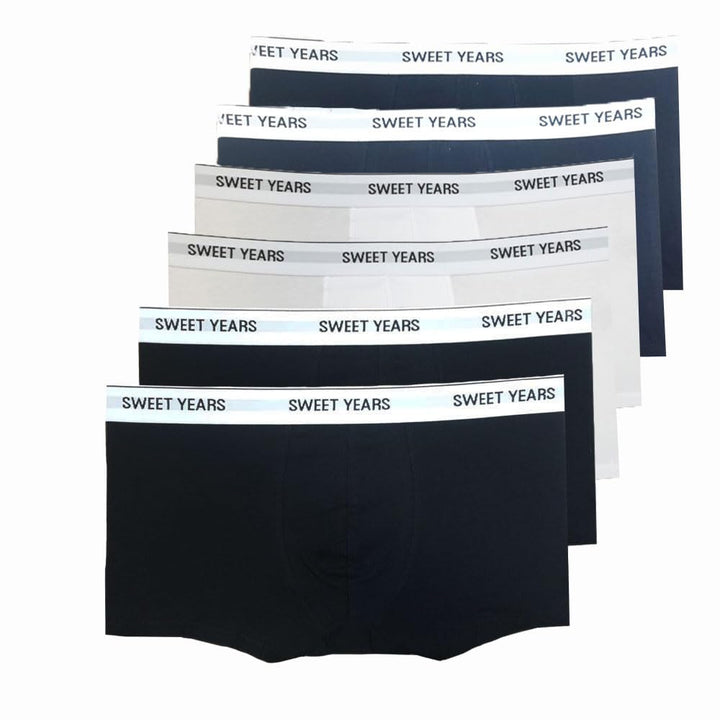 SWEET YEARS Boxer Uomo 6 Pz Cotone Elasticizzato