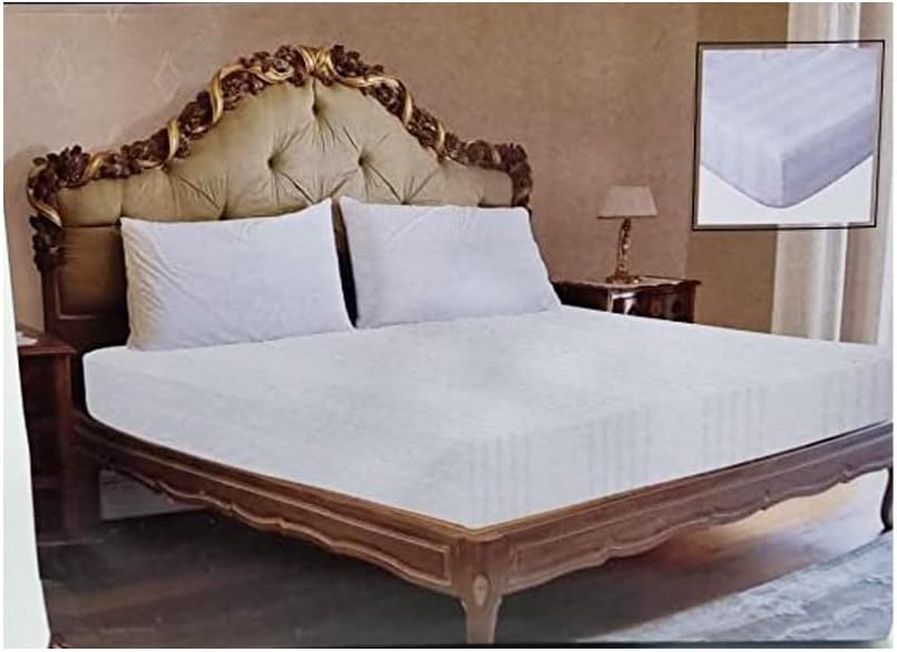 SOMMARUGA Coprimaterasso Puro Cotone Sanforizzato Fasciato Con Angoli