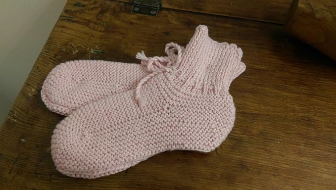 LA ROCCA mantellina lingerie donna taglia unica misto lana inclusa di babbucce