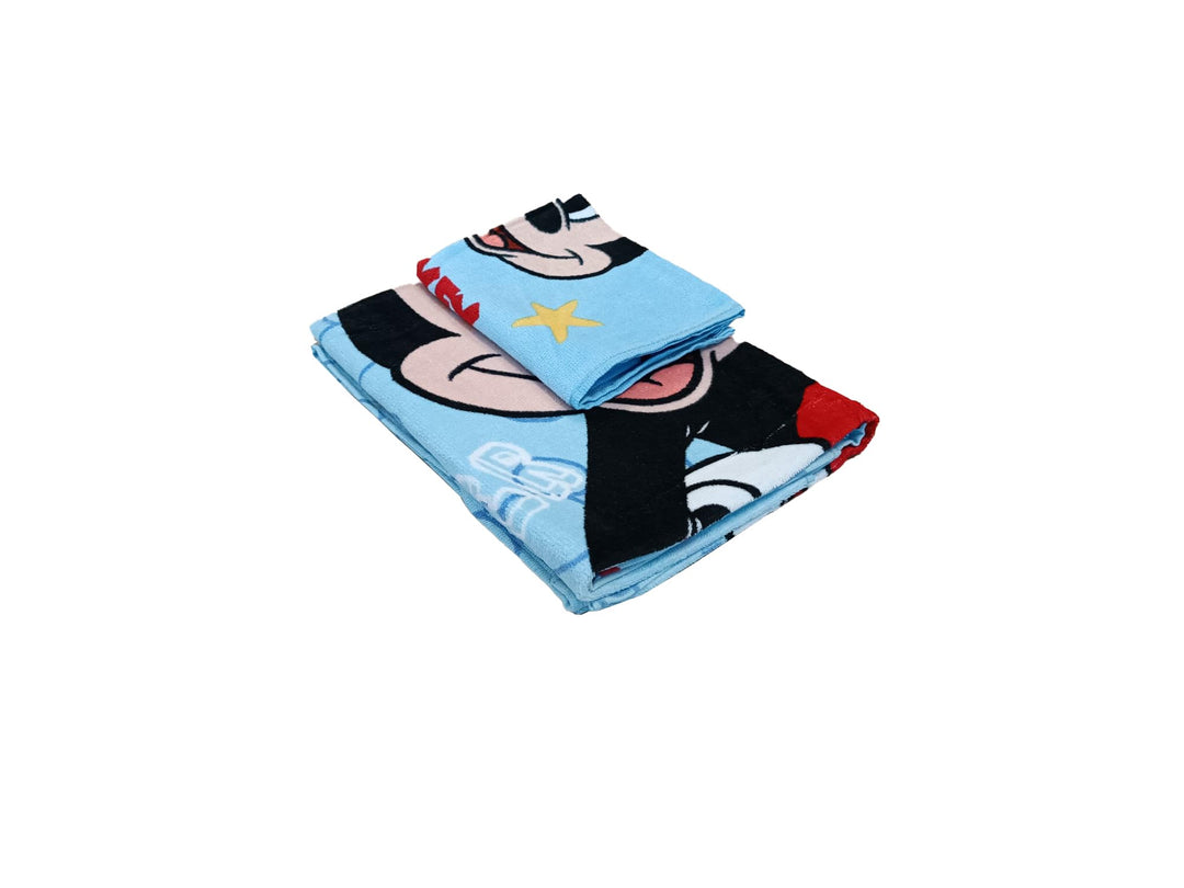 DISNEY- MARVEL Set 2 Asciugamani 100% Cotone spugna