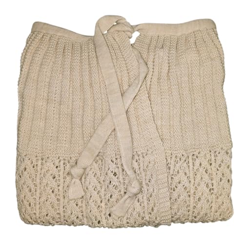 LA ROCCA mantellina lingerie donna taglia unica misto lana inclusa di babbucce