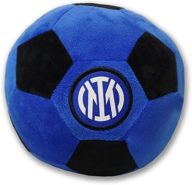 INTER Cuscino Palla Ufficiale Ø 22 cm – Nero e Blu