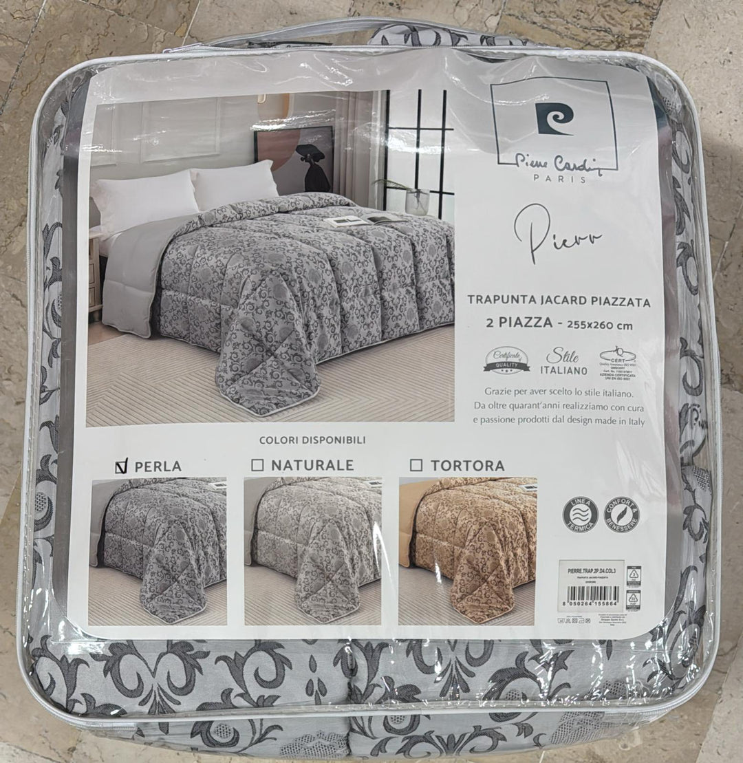 PIERRE CARDIN Trapunta Jacquard Piazzata V2 – 255×260 cm