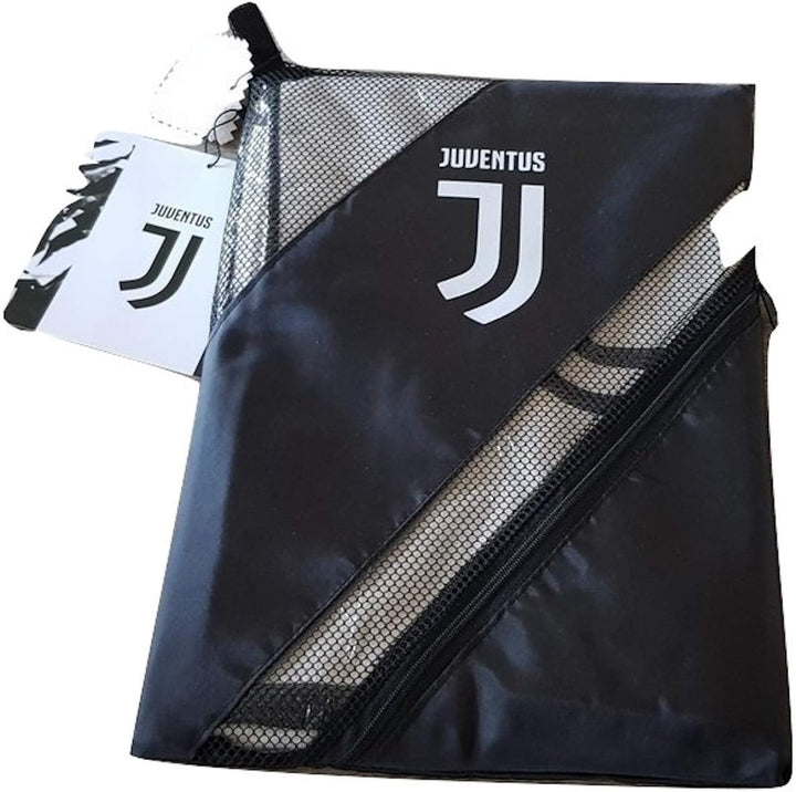 JUVENTUS Telo Mare/Sport in Microfibra - 90x170 cm con Borsa Portaoggetti