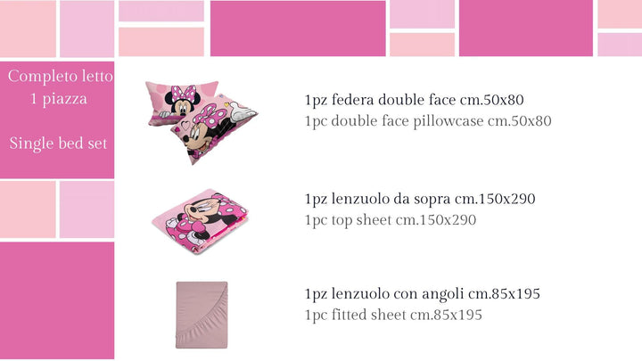 DISNEY MARVEL Completo Letto Singolo e Piazza e Mezza in Cotone (Prodotto Ufficiale)