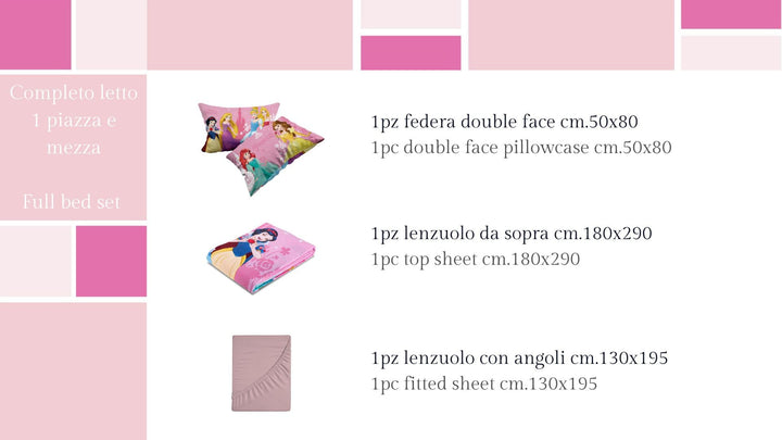 DISNEY MARVEL Completo Letto Singolo e Piazza e Mezza in Cotone (Prodotto Ufficiale)