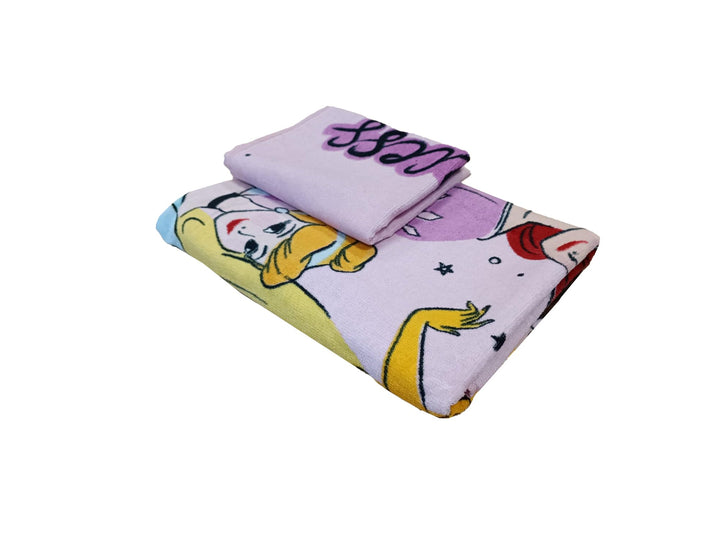 DISNEY- MARVEL Set 2 Asciugamani 100% Cotone spugna