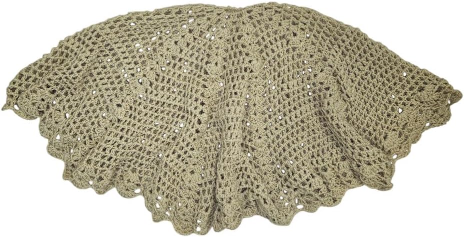 Mantellina Donna Coprispalle Misto Lana Fatta A Mano