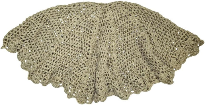 Mantellina Donna Coprispalle Misto Lana Fatta A Mano