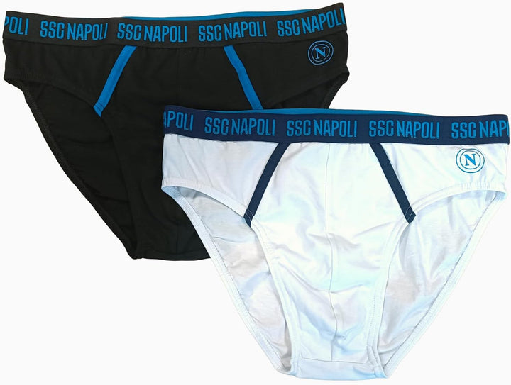 SSC NAPOLI Hermet – Slip Uomo, Confezione da 2 pezzi