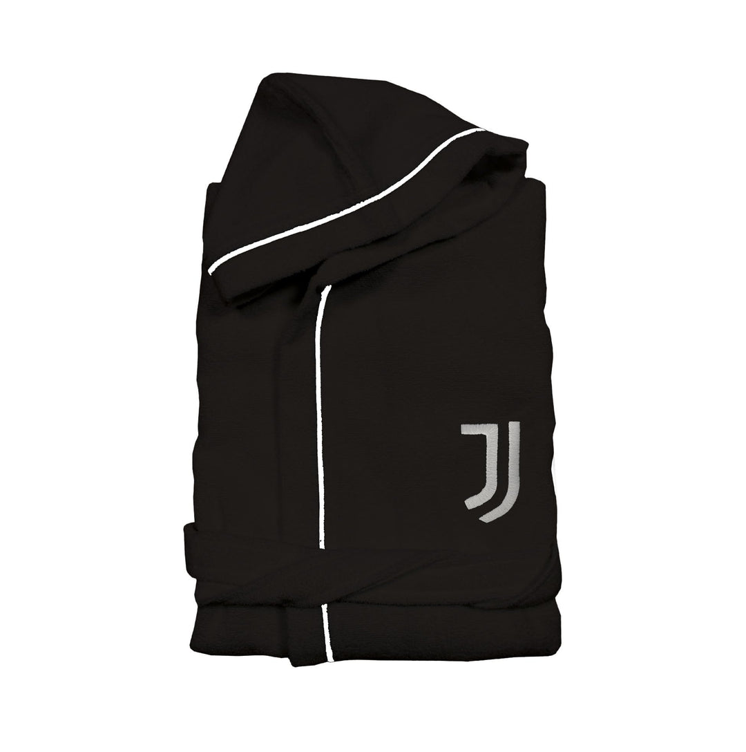 JUVENTUS Accappatoio In Micro-spugna Juventus Nero Unisex - Adulto