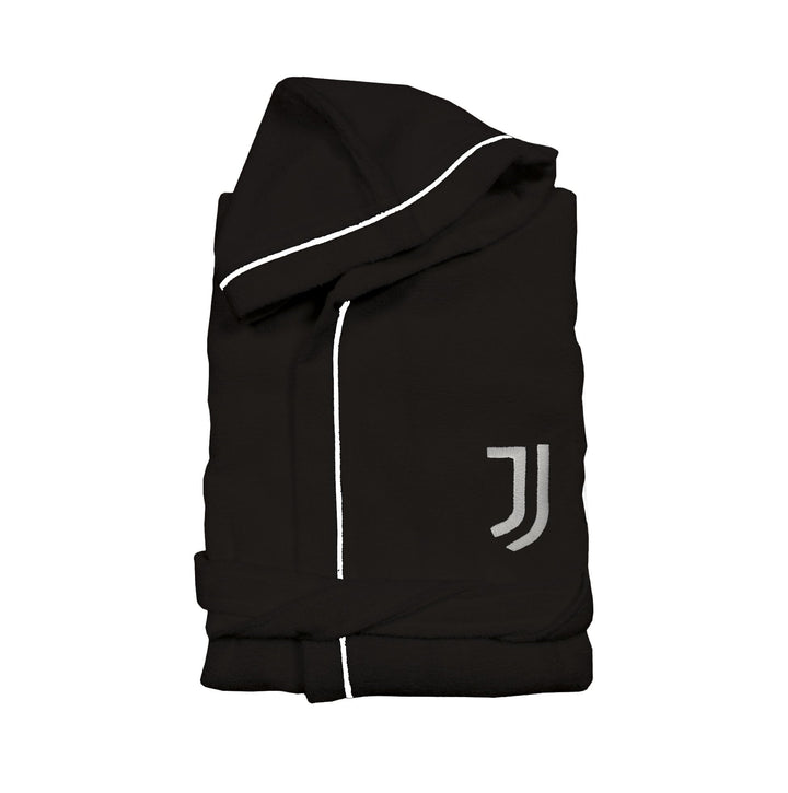 JUVENTUS Accappatoio In Micro-spugna Juventus Nero Unisex - Adulto