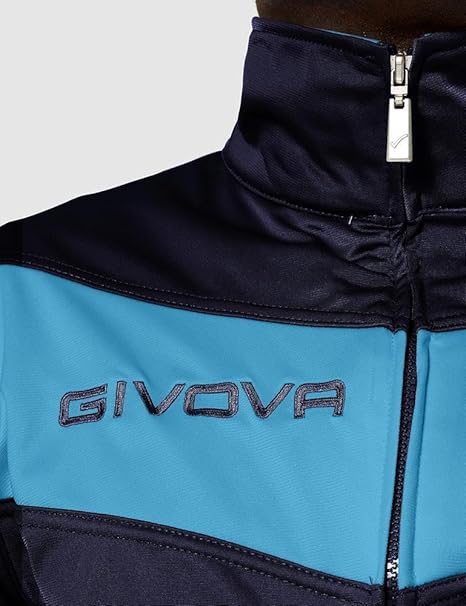 GIVOVA Tuta Visa Unisex in Triacetato – Tuta Sportiva con Zip Intera, Loghi Ricamati