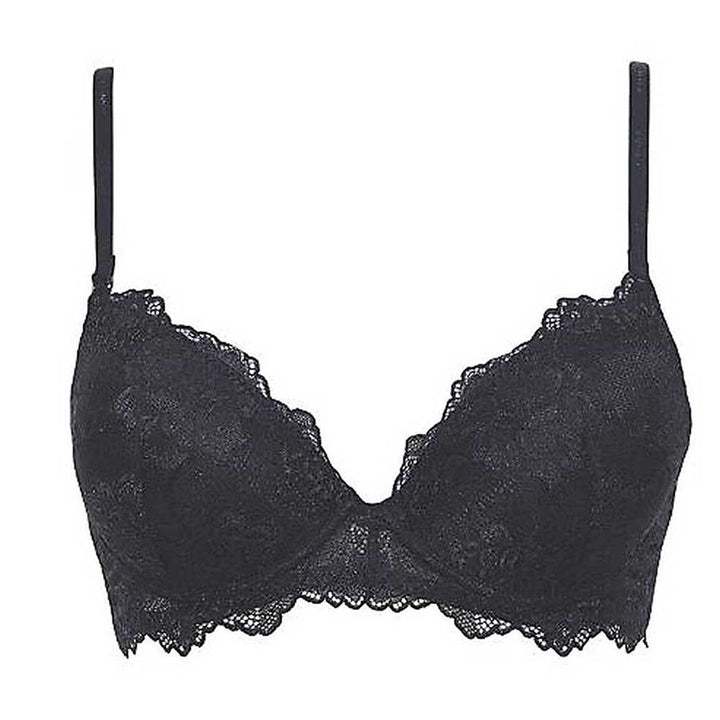 LORMAR Reggiseno Push Up Desiderio in Pizzo Senza Ferretto